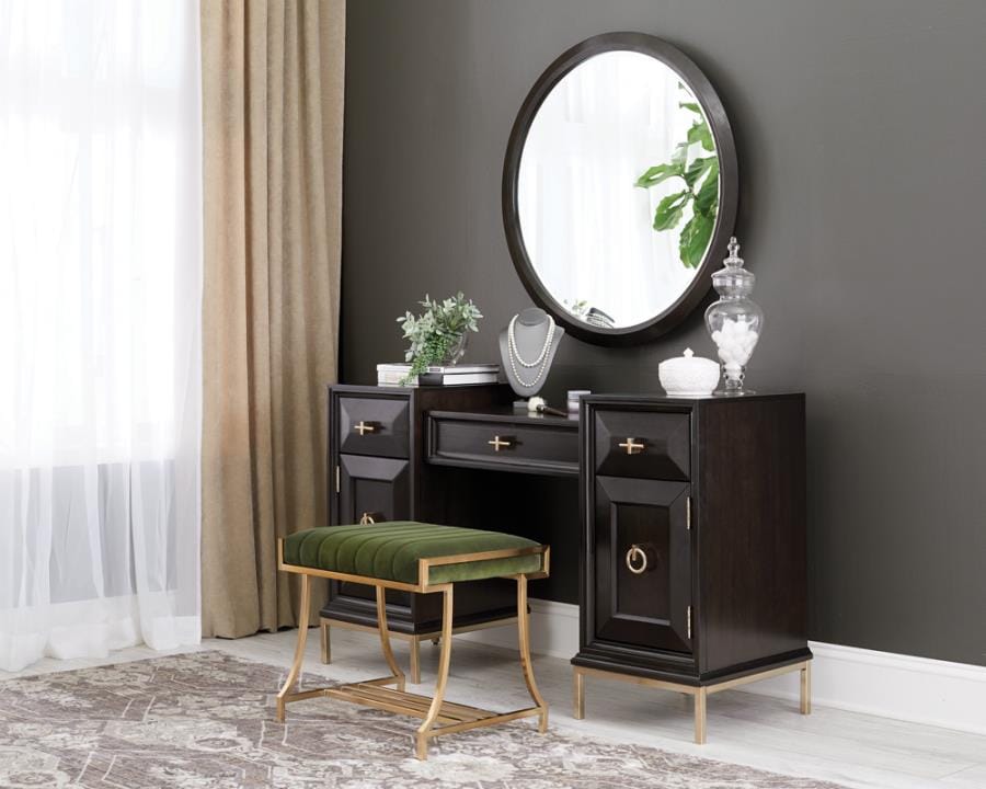 Formosa Round Dresser Mirror Americano