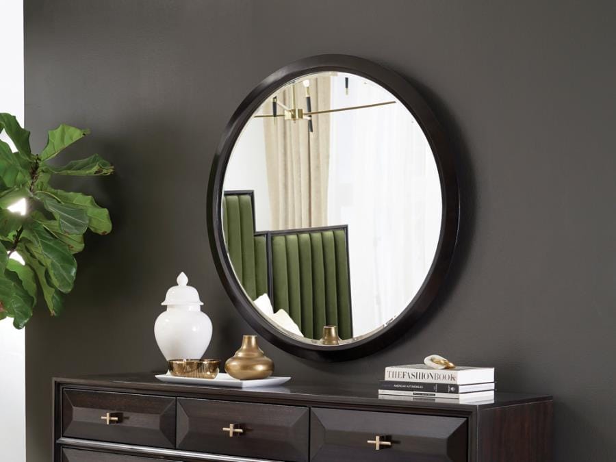 Formosa Round Dresser Mirror Americano