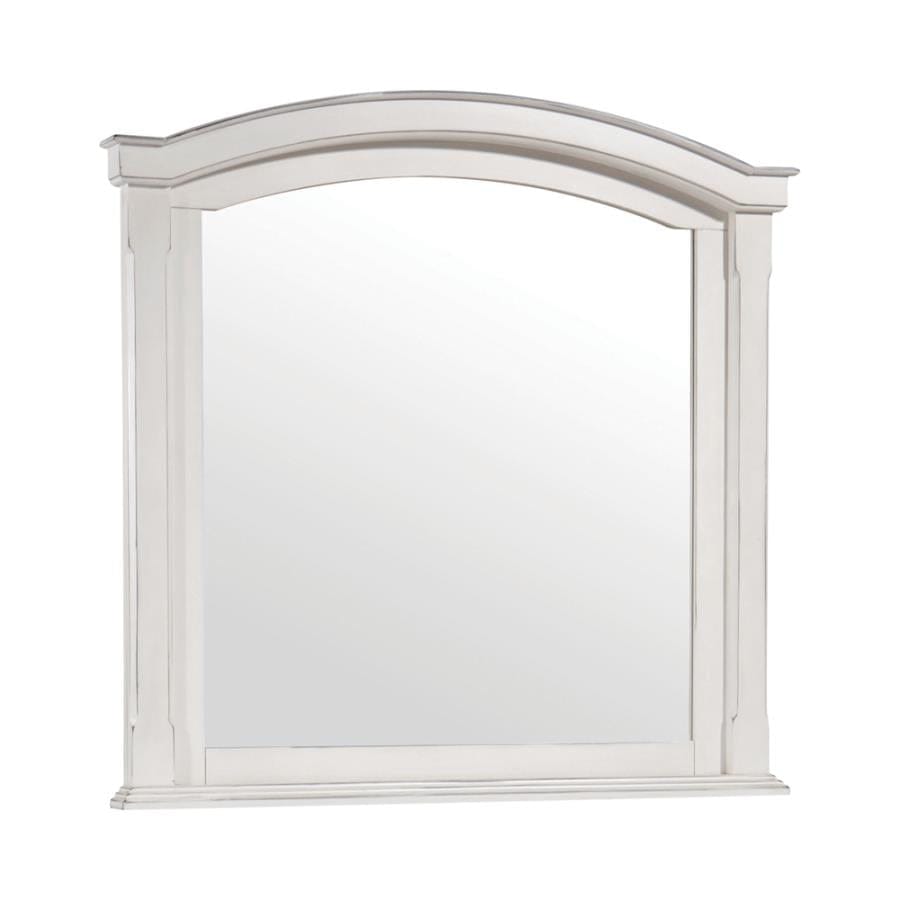 Carolina Arched Mirror Antique White