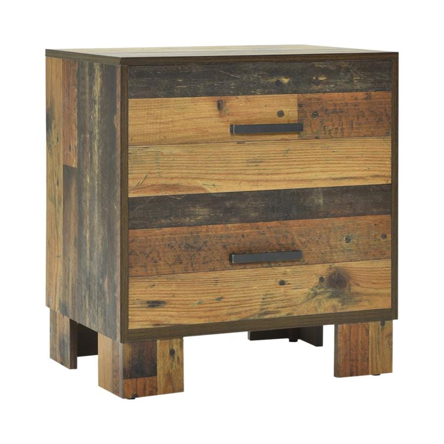 Sidney 5-piece Twin Panel Bedroom Set Rustic Pine