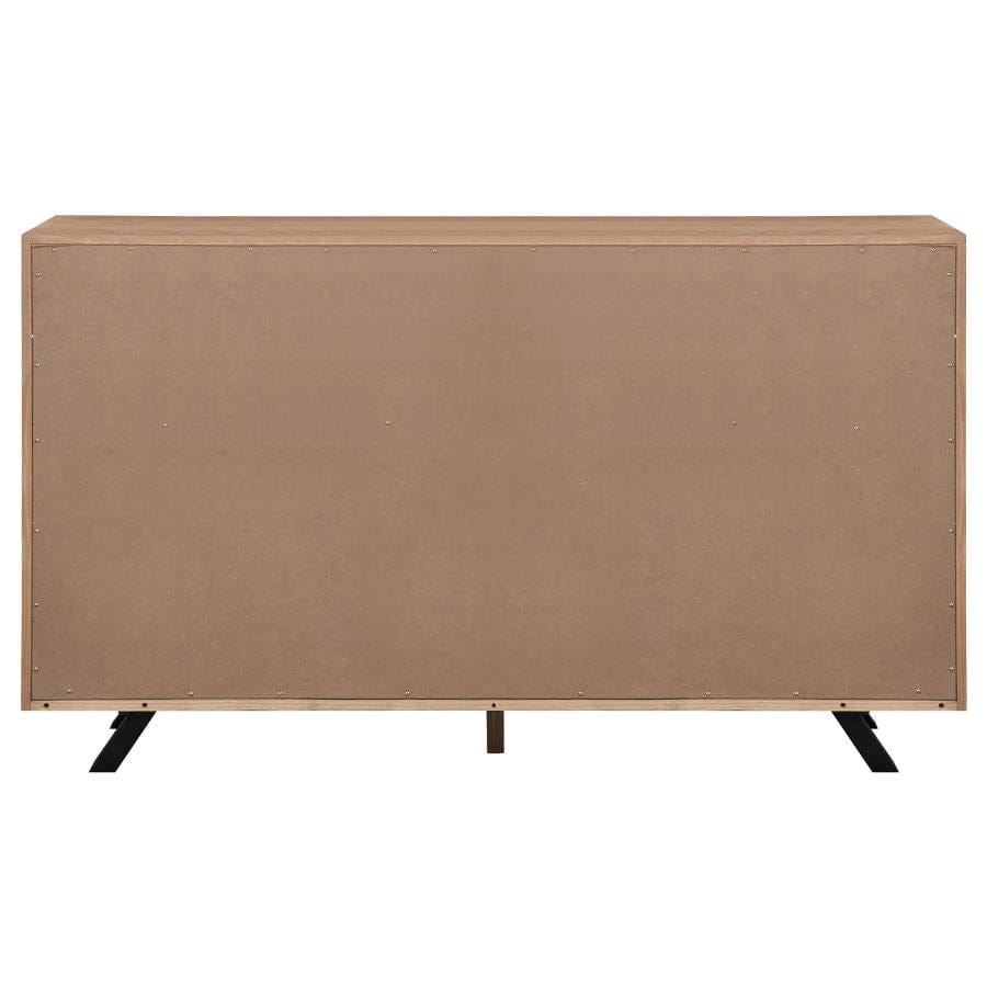 Taylor 7-drawer Rectangular Dresser Light Honey Brown