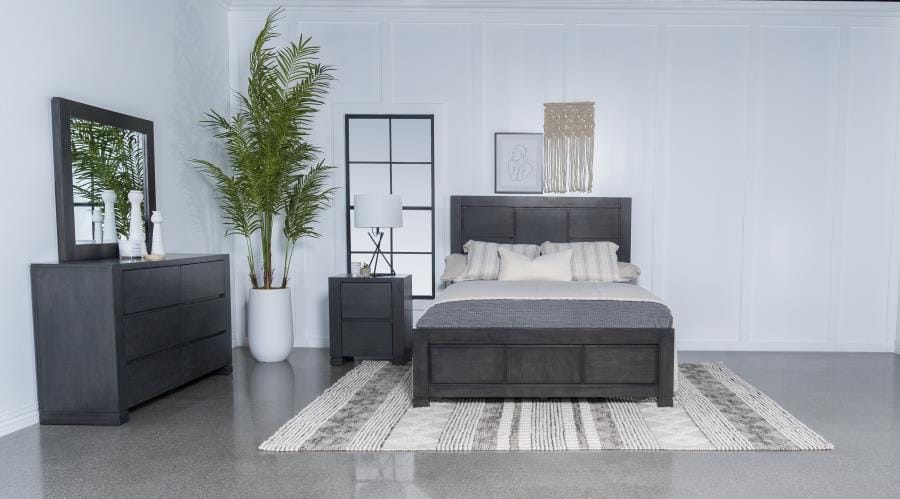 Lorenzo Bedroom Set Dark Grey