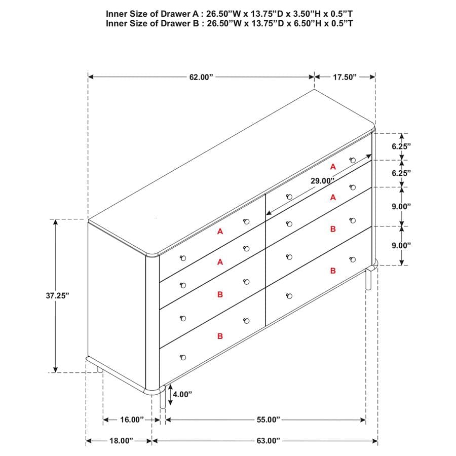 Arini 5-piece Upholstered Queen Bedroom Set Sand Wash
