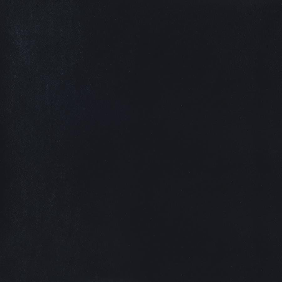 Agatha 2-piece Metal Vanity Set with Glass Top Black