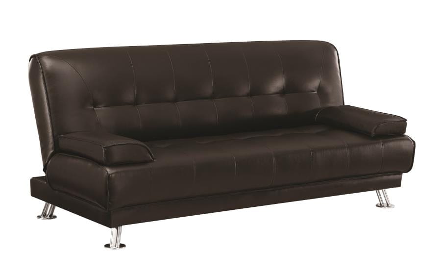 Pierre Tufted Upholstered Sofa Bed Brown