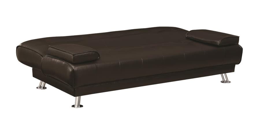 Pierre Tufted Upholstered Sofa Bed Brown