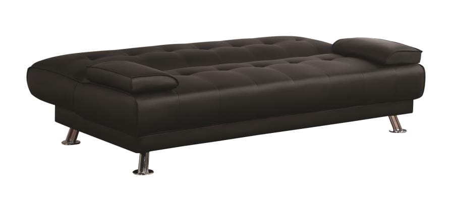 Pierre Tufted Upholstered Sofa Bed Black