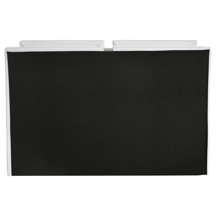 Jeremaine Queen Upholstered Bed White