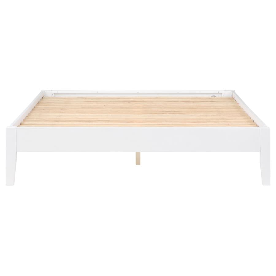 Hounslow Platform Queen Bed White