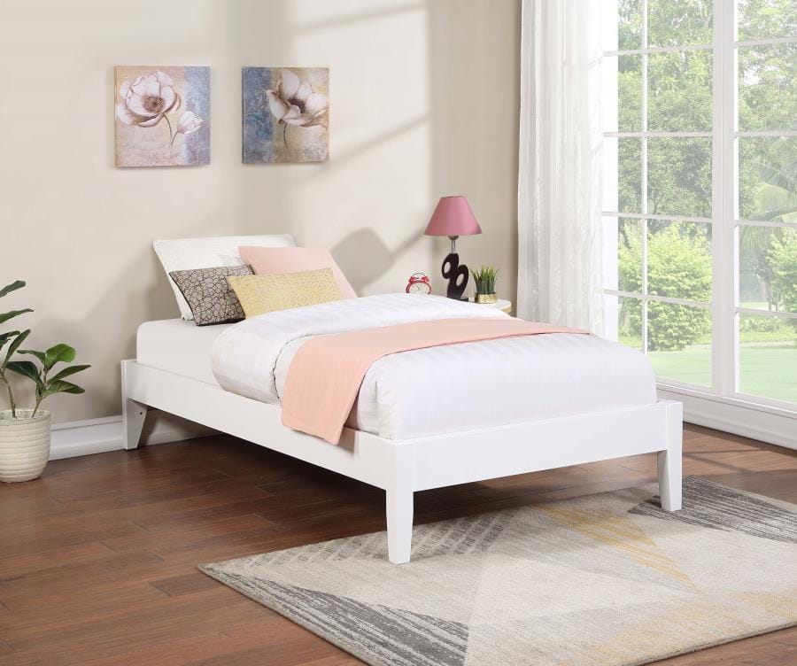 Hounslow Platform Twin Bed White