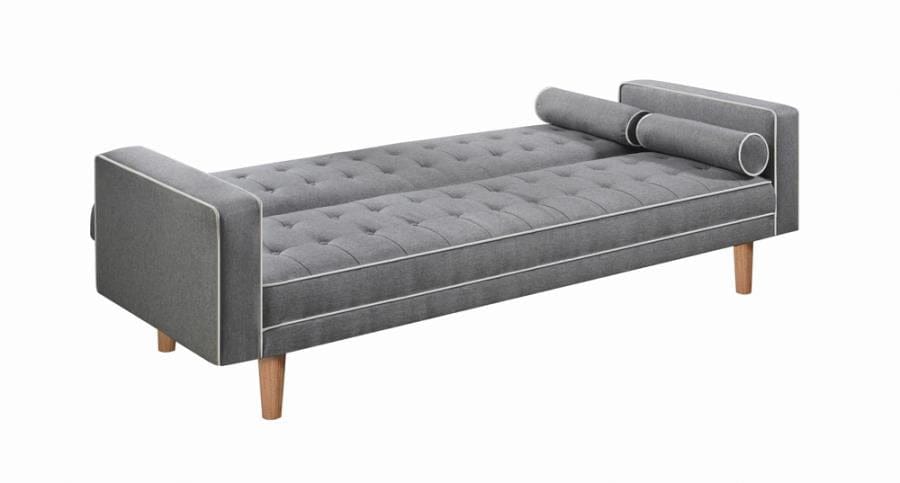 Lassen Tufted Upholstered Sofa Bed Grey