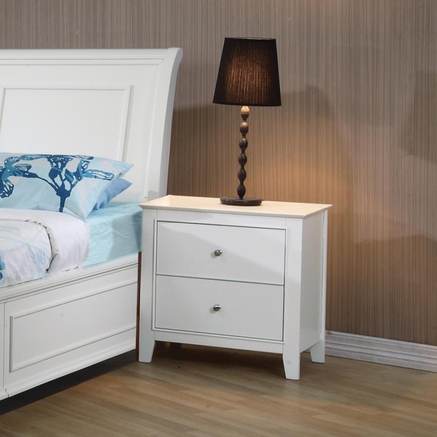 Selena 2-drawer Nightstand Buttermilk