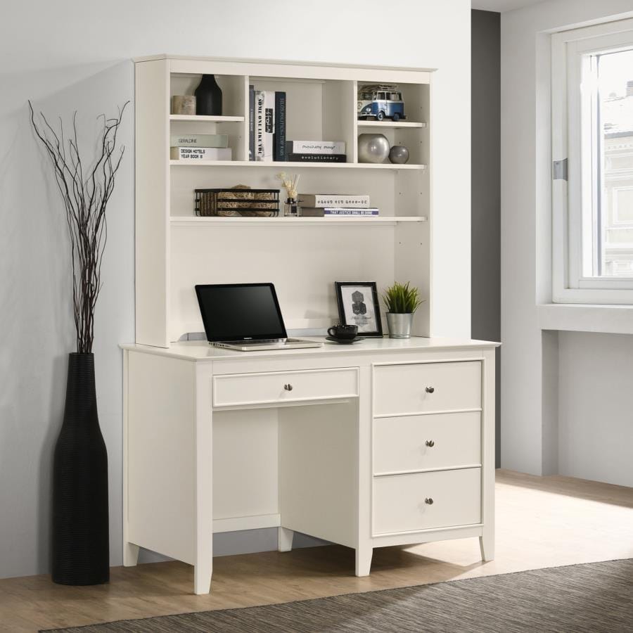 Selena 3-drawer Computer Desk Storage Buttermilk
