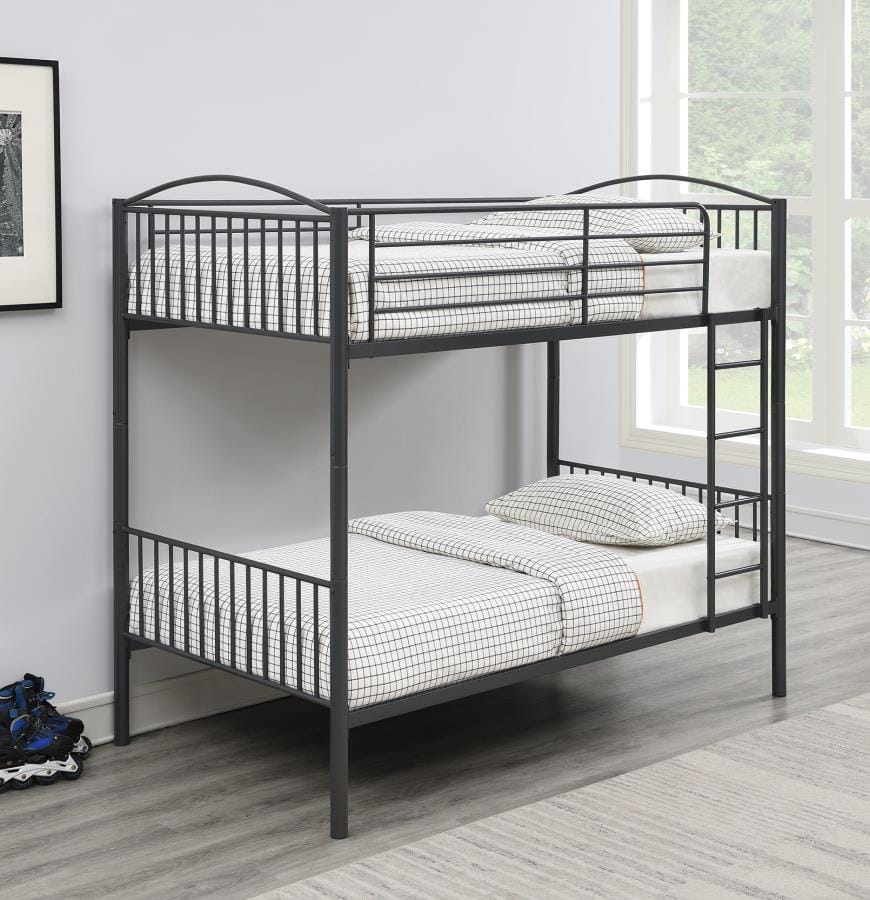 Anson Twin over Twin Bunk Bed with Ladder