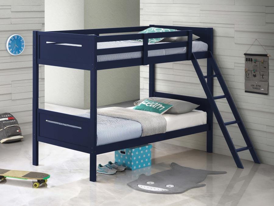 Littleton Twin/Twin Bunk Bed Blue