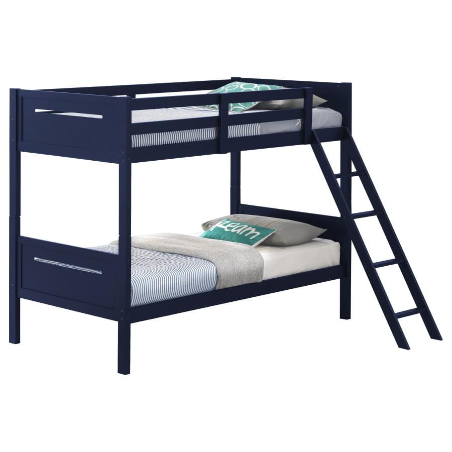 Littleton Twin/Twin Bunk Bed Blue