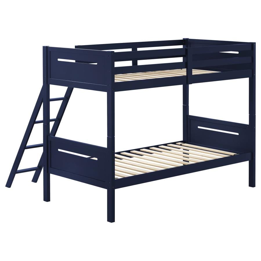 Littleton Twin/Twin Bunk Bed Blue
