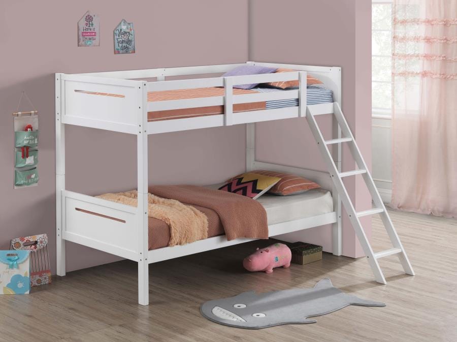Littleton Twin/Twin Bunk Bed White