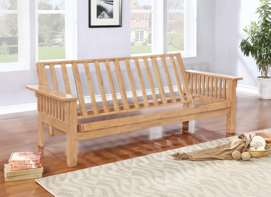 Fieldcrest Slat Futon Frame Weathered Oak