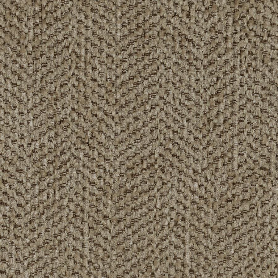 Fairhaven Rolled Arm Sectional Brown Herringbone
