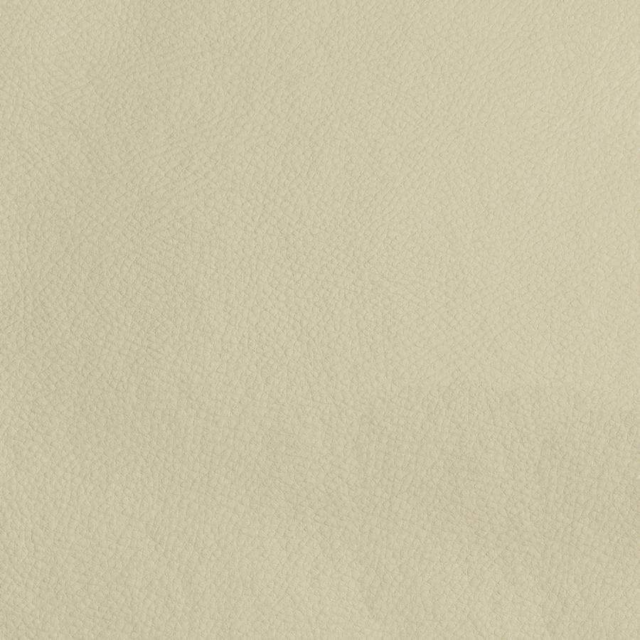 Samuel Leather Ottoman Cream