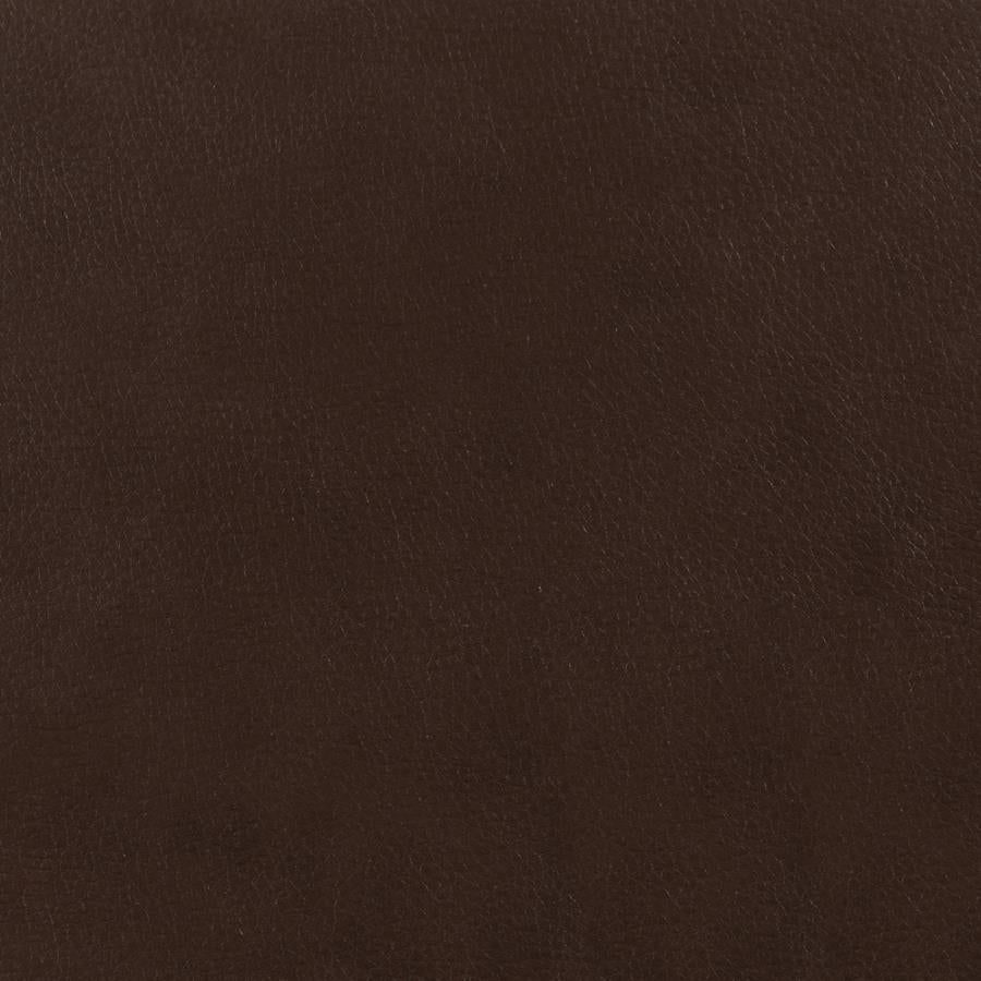 Samuel Tufted Ottoman Dark Brown