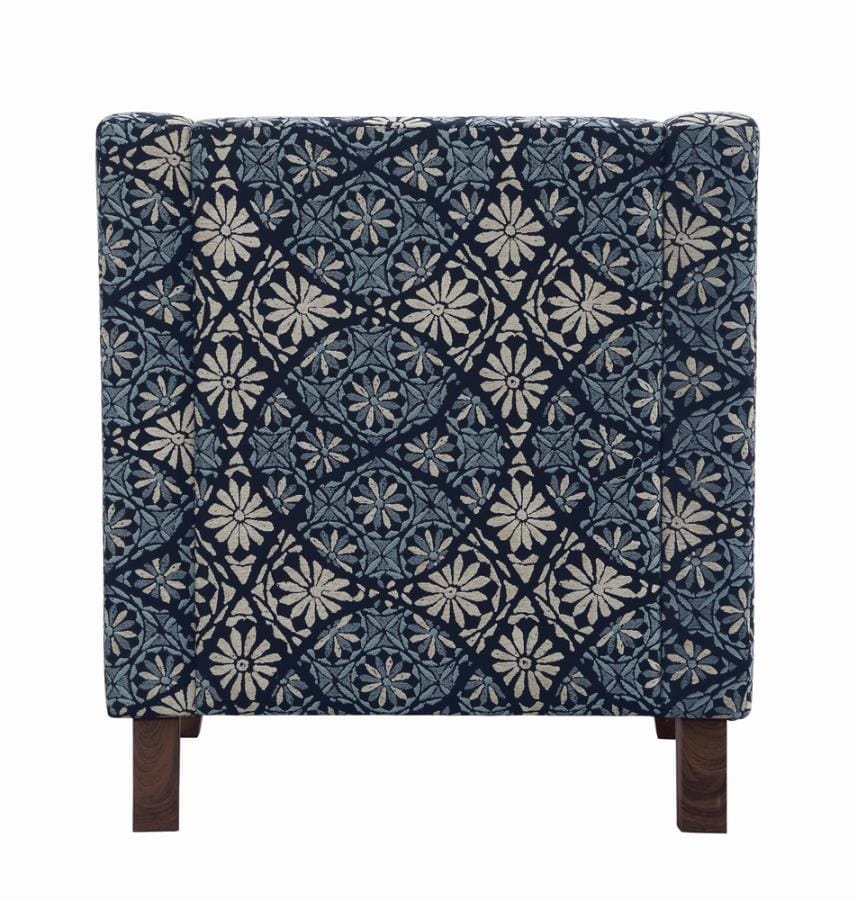 Coltrane Sloped Arm Upholstered Chair Indigo