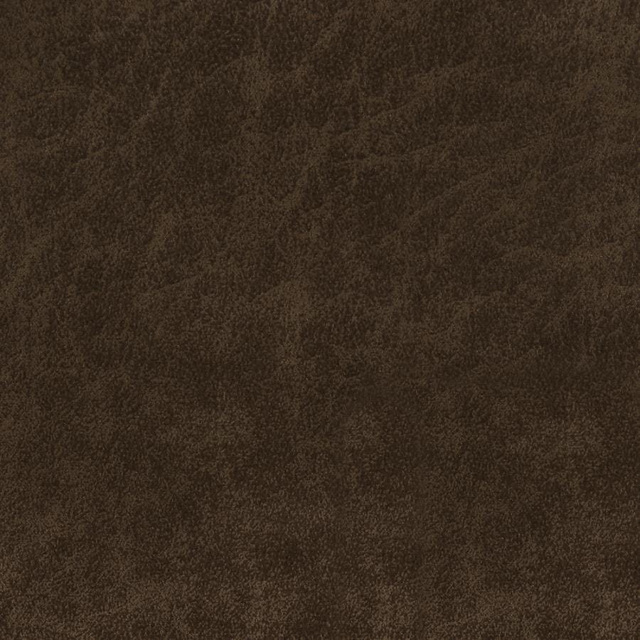 Meagan Upholstered Loveseat Brown with Pillow Top Arms