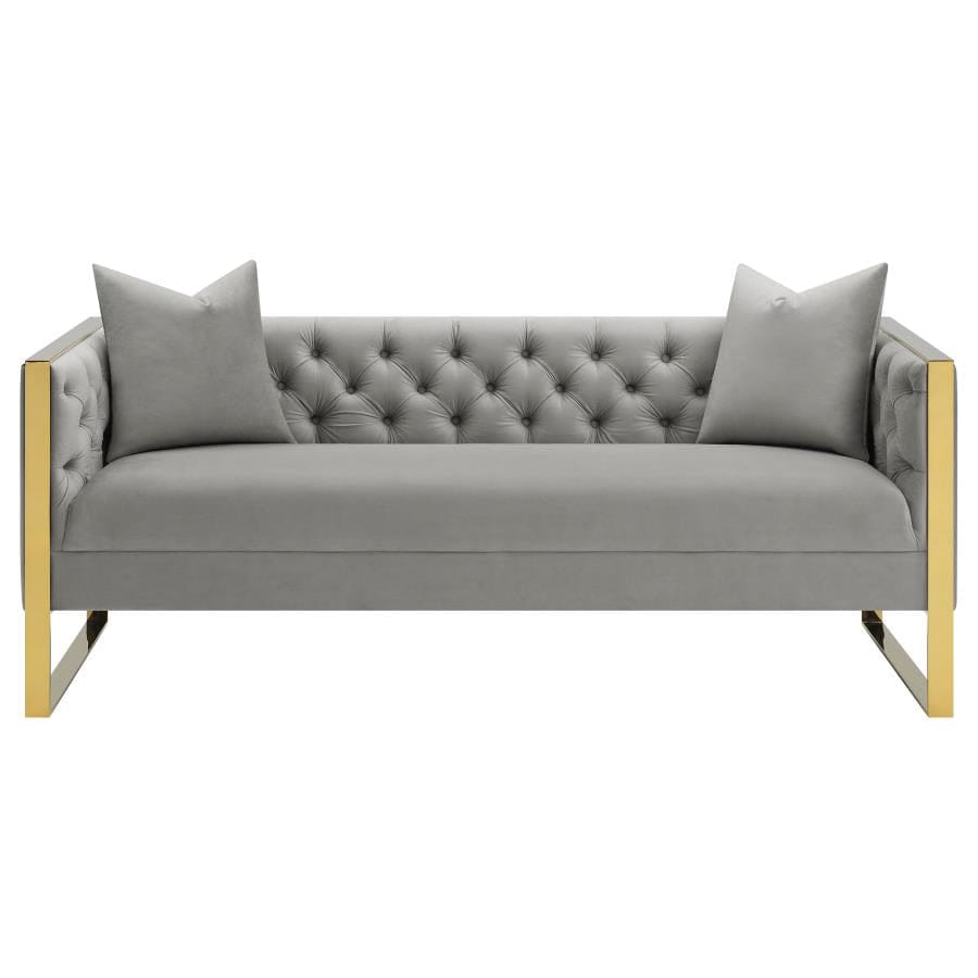Eastbrook Tufted Back Sofa Grey