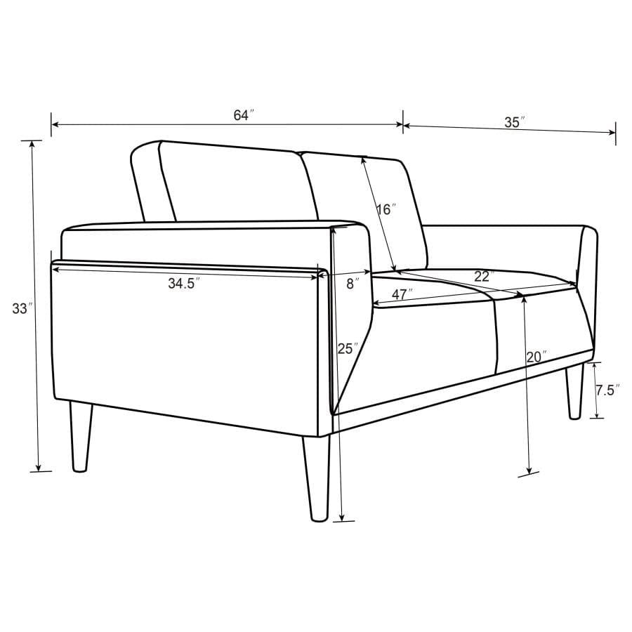 2 PC (SOFA + LOVESEAT)