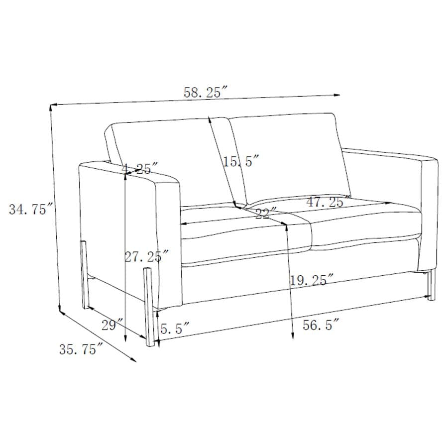 2 PC (SOFA + LOVESEAT)