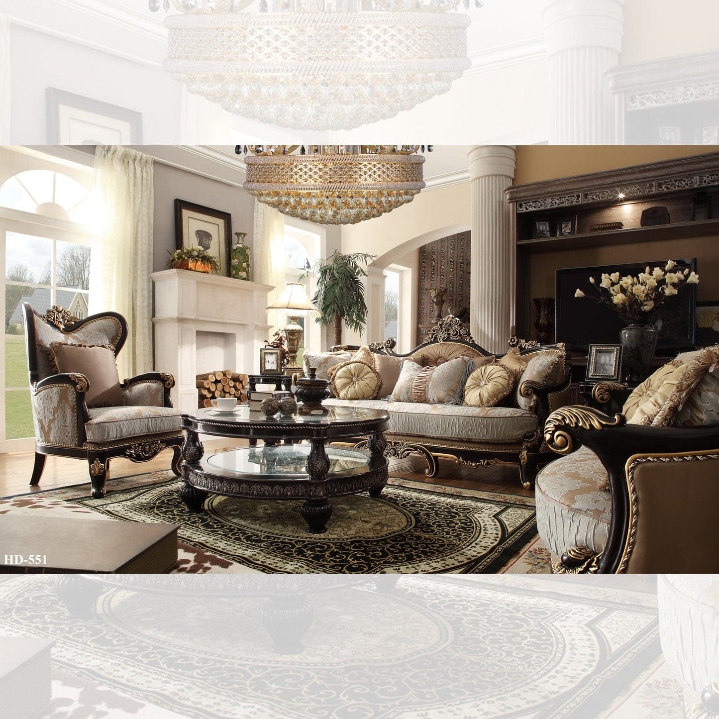 HD-551 - 3PC SOFA SET