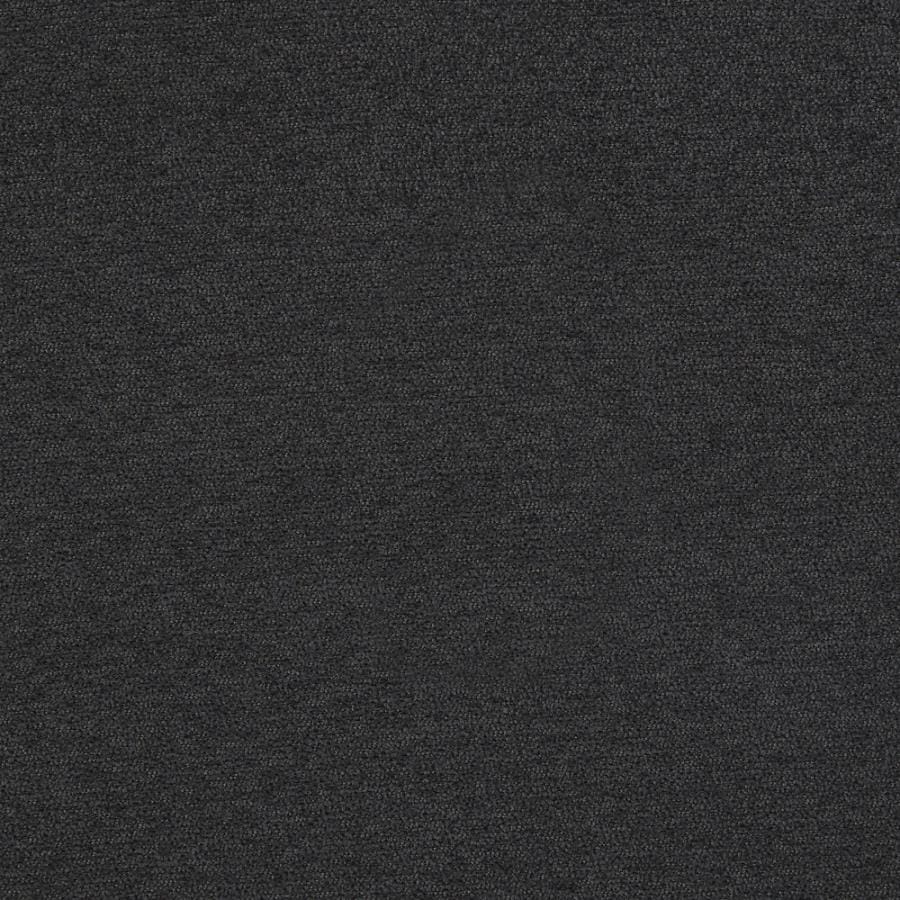 Seanna Cushion Back Upholstered Armless Chair Light and Dark Grey