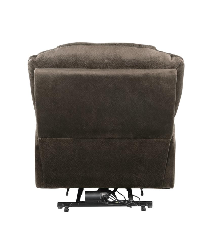 Power Lift Recliner with Wired Remote Chocolate
