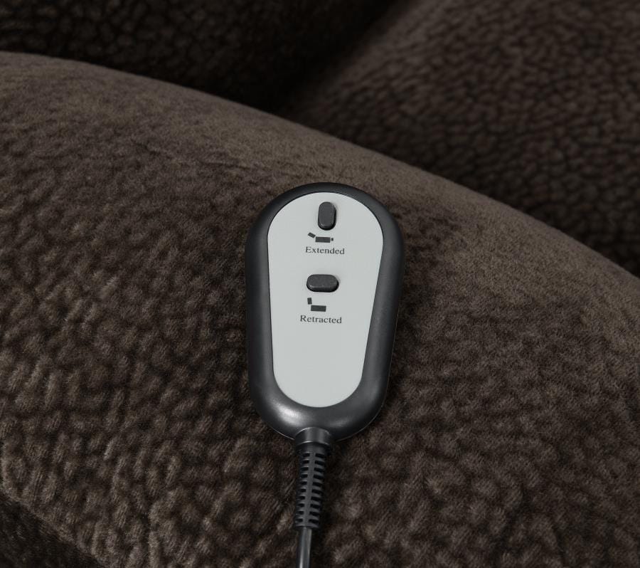 Power Lift Recliner with Wired Remote Chocolate