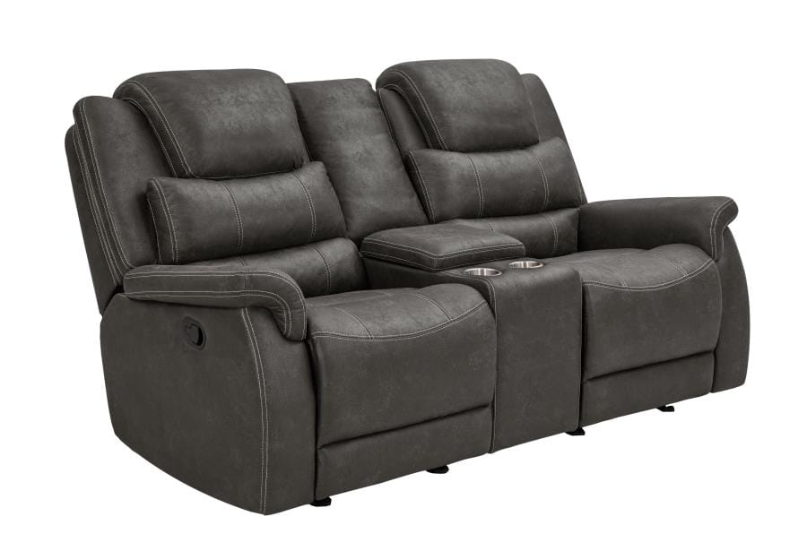 Wyatt 2-piece Upholstered Living Room Set Grey