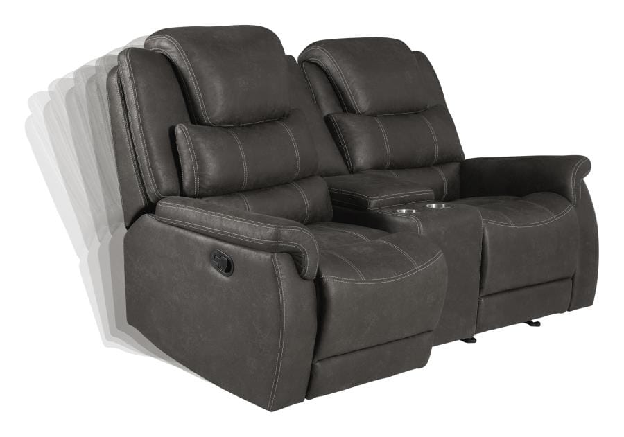 Wyatt 2-piece Upholstered Living Room Set Grey