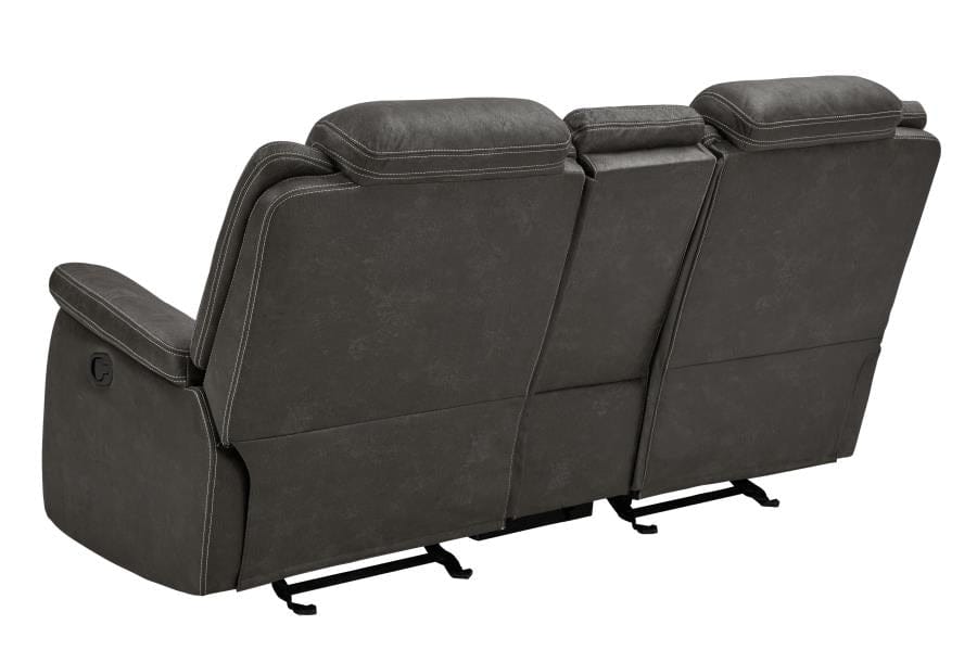 Wyatt 2-piece Upholstered Living Room Set Grey