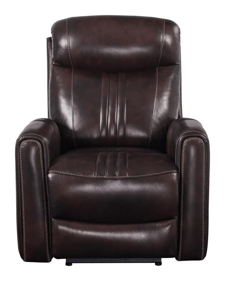 Cushion Back Power^3 Recliner Brown