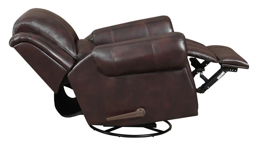 Sir Rawlinson Swivel Rocker Recliner Dark Brown