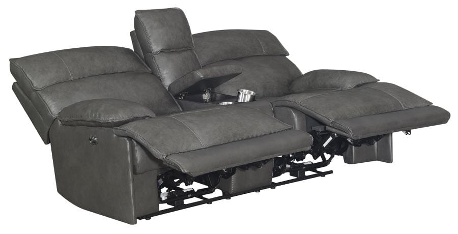 Stanford 2-piece Power Living Room Set Charcoal