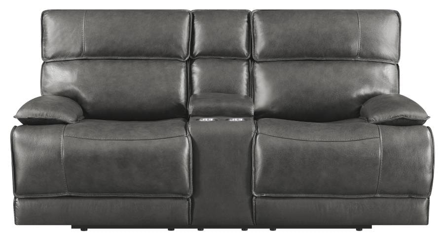 Stanford 2-piece Power Living Room Set Charcoal