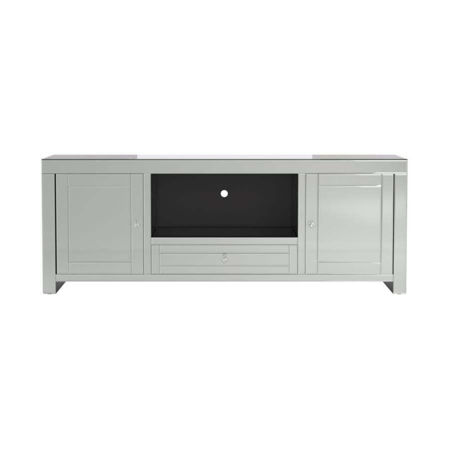 2-door TV Console Silver
