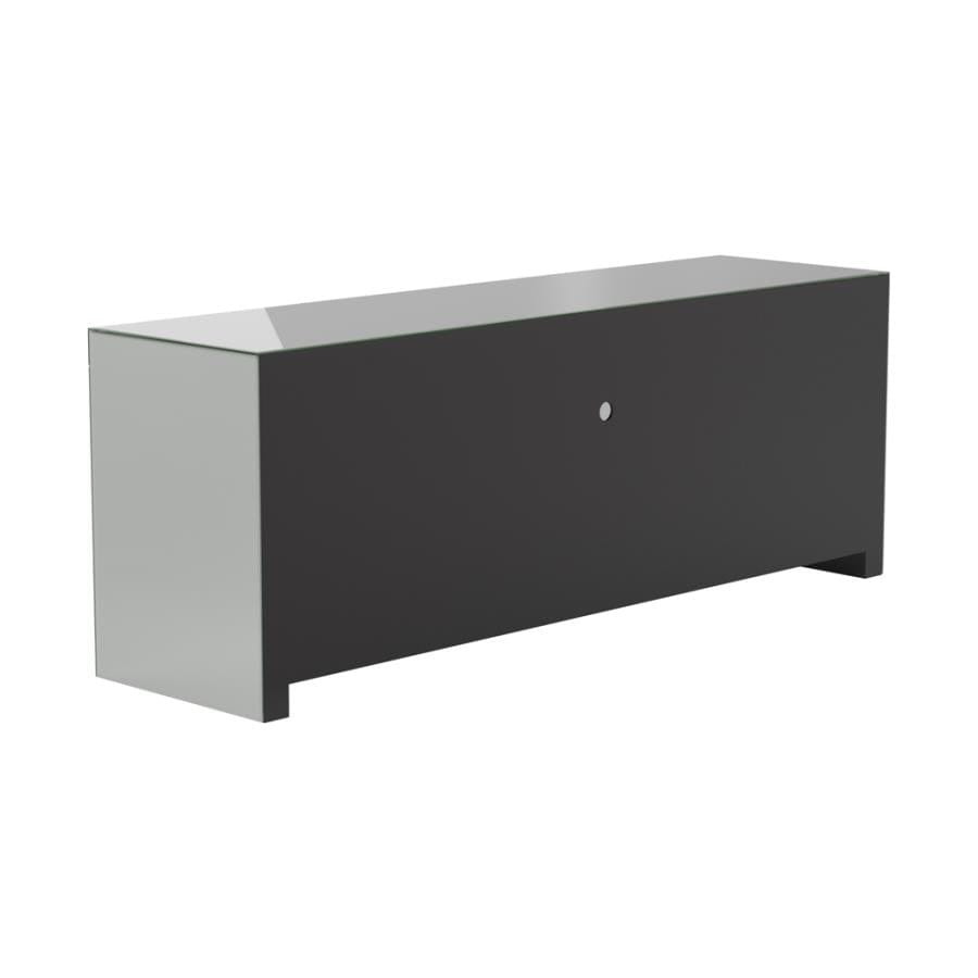 2-door TV Console Silver