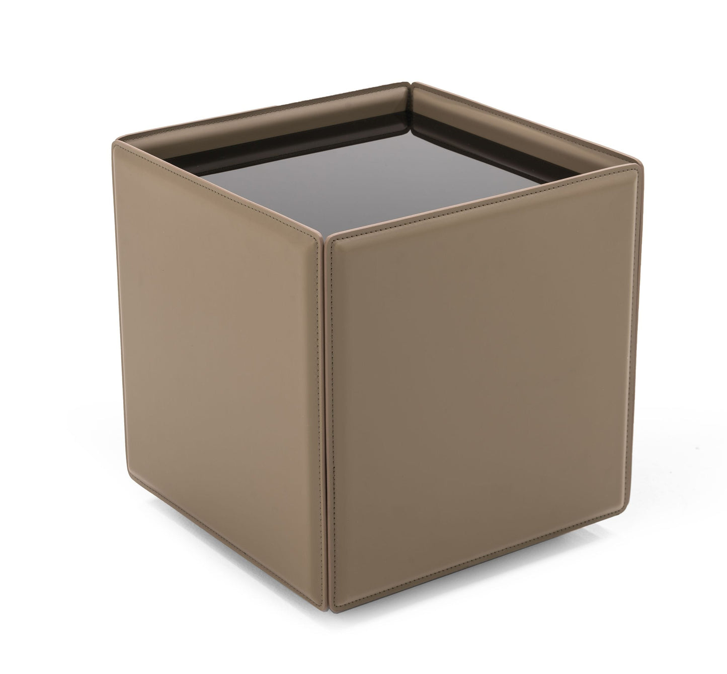Modrest Vargas - Modern Beige Leatherette End Table