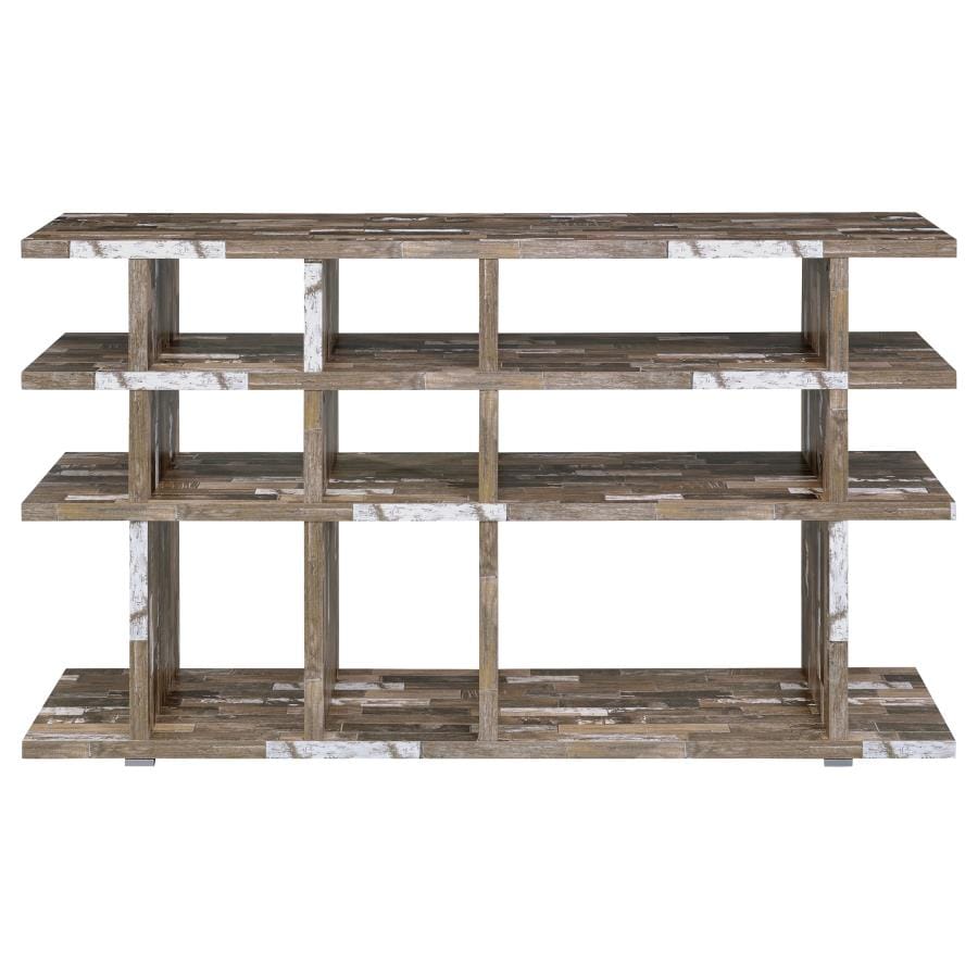 Santos 3-tier Open Bookcase Salvaged Cabin