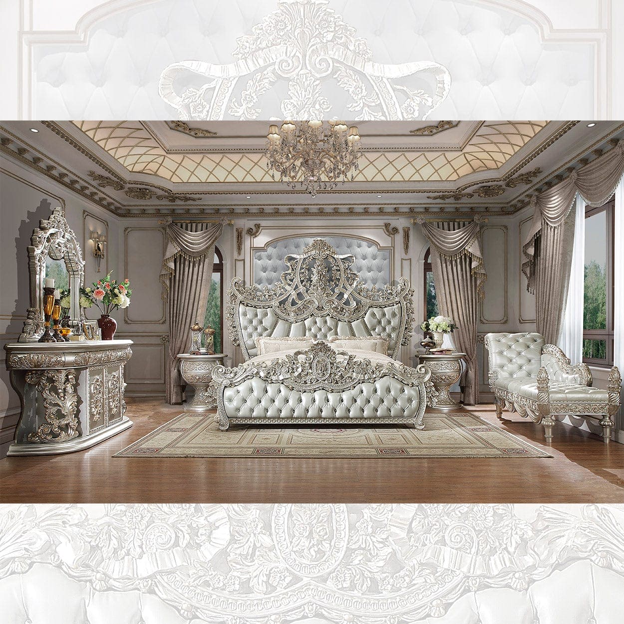 HD-8088 - 4PC KING BEDROOM SET