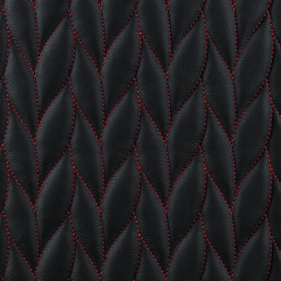 Carlos Arched Armrest Upholstered Office Chair Black