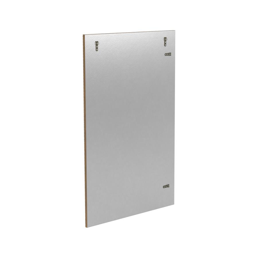 Beaded Trim Mirror Silver