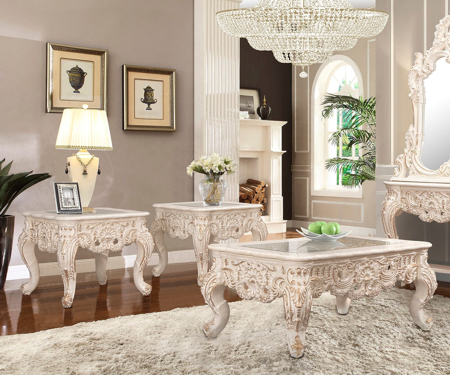 HD-998I - 3PC COFFEE TABLE SET